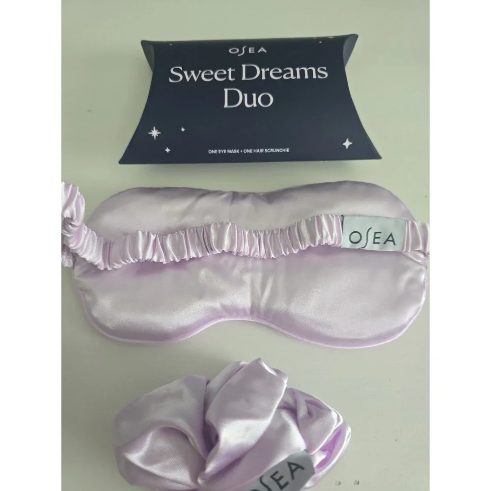 OSEA Sweet Dreams Duo Eye Mask Hair Scrunchie Set NEW